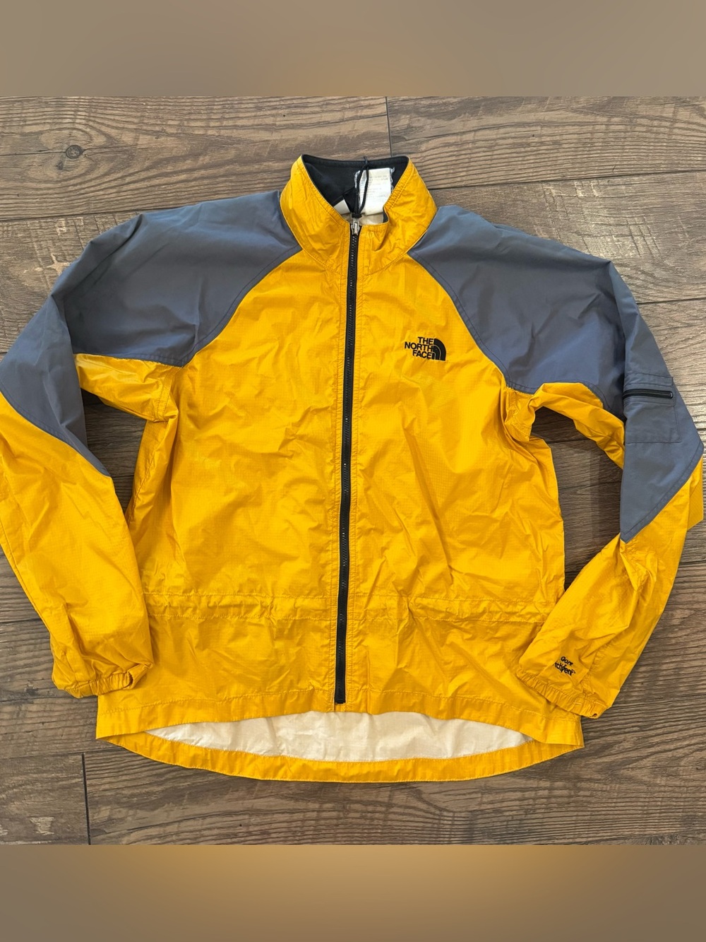 Vintage The North Face Gore Mountain Light Jacket Yellow Black Womens Larger 90s